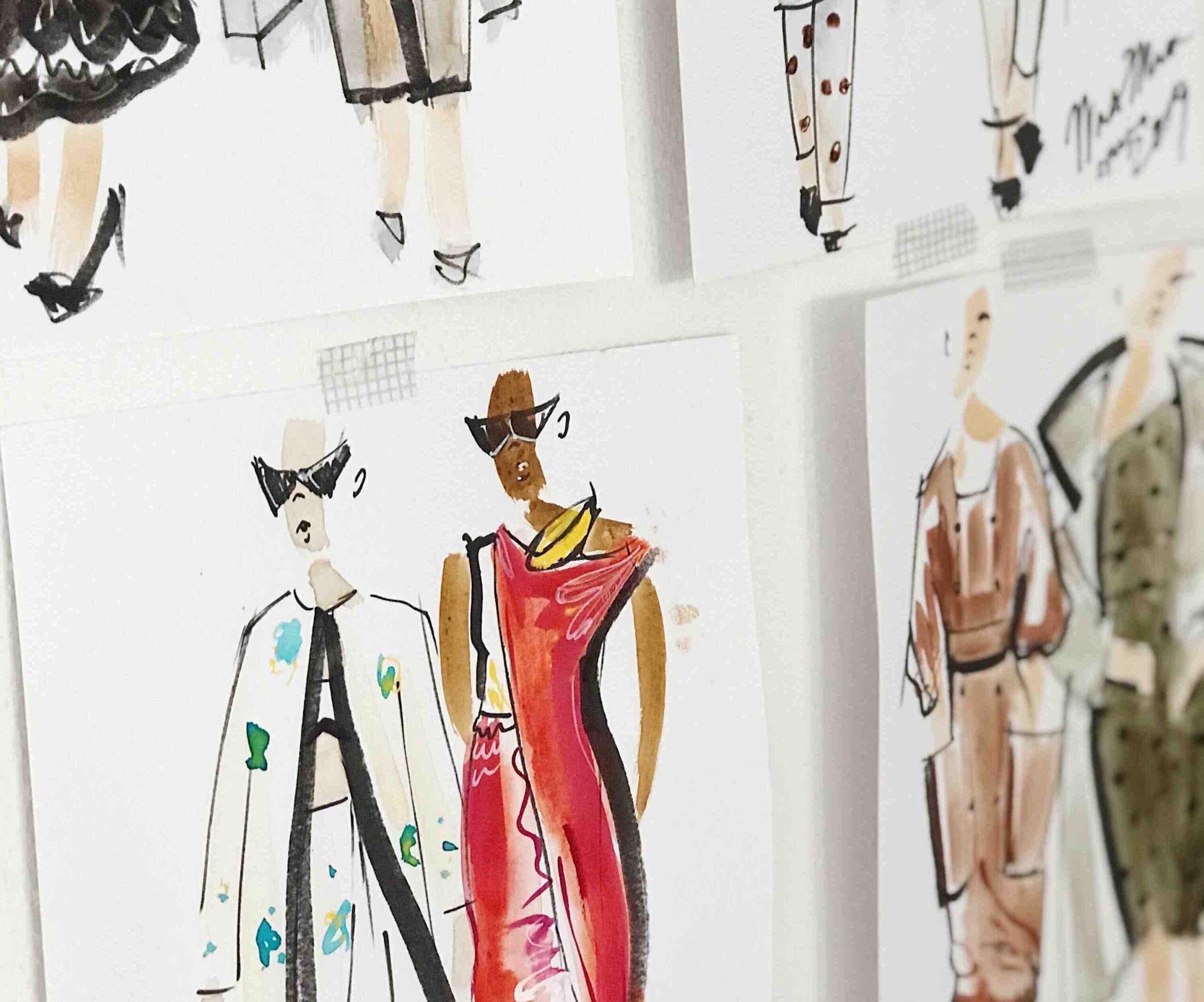 fashion design sketch