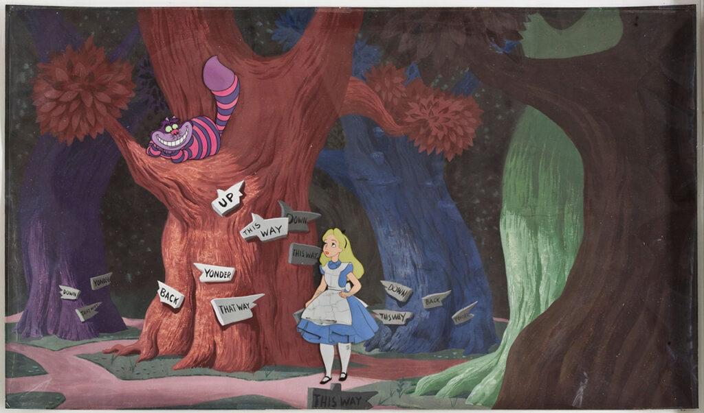 cel animation alice in wonderland